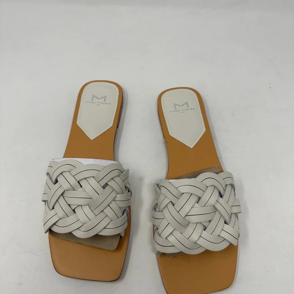 Marc Fisher LTD Rebecca Ivory Sandals Women’s 8.5 Medium NEW without box